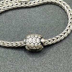 Trollbeads Sterling Silver Turtle Charm